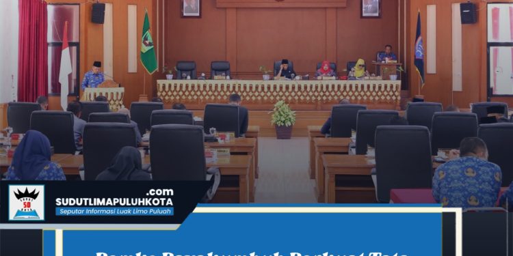 Pemko Payakumbuh Perkuat Tata Kelola dan Identitas Daerah Melalui Pembahasan Tiga Ranperda