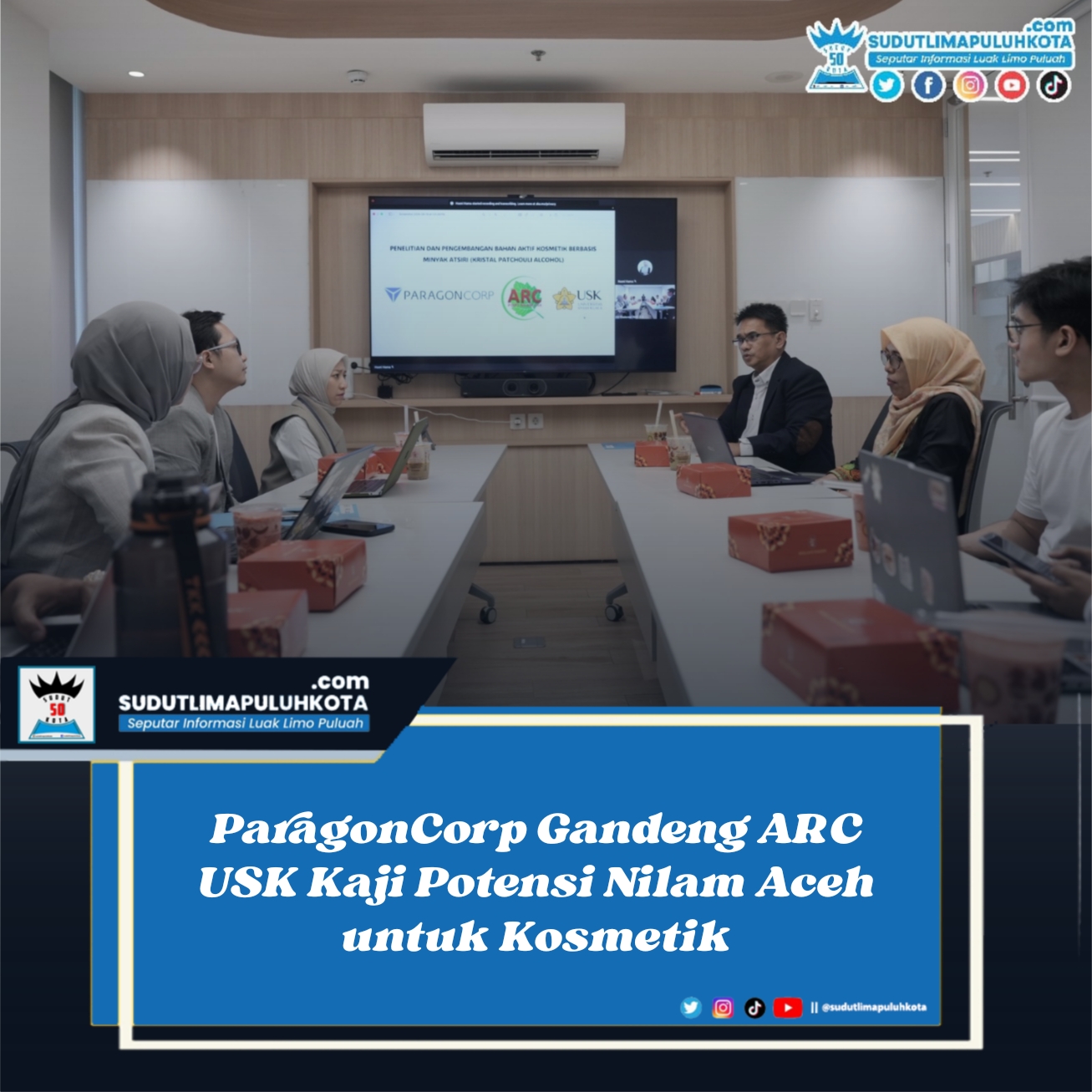 ParagonCorp Gandeng ARC USK Kaji Potensi Nilam Aceh untuk Kosmetik