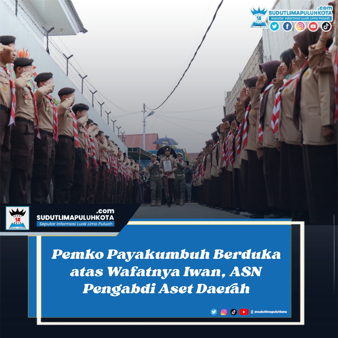 Pemko Payakumbuh Berduka atas Wafatnya Iwan, ASN Pengabdi Aset Daerah