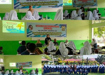 OSIS UPTD SMPN 1 Kecamatan Luak Adakan Latihan Dasar Kepemimpinan Siswa