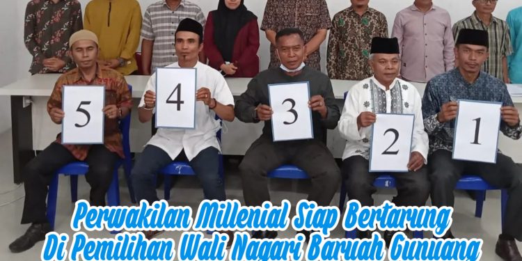 Perwakilan Millenial Siap Bertarung Di Pemilihan Wali Nagari Baruah Gunuang