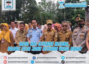 HADIRI HARI KESEHATAN NASIONAL, KALAPAS SULIKI JAMIN KESEHATAN WARGA BINAAN