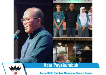 Ketua DPRD Sumbar Membuka Secara Resmi Workshop Young Enterpreneur in Digital Age di Payakumbuh