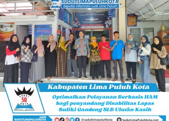 Optimalkan Pelayanan Berbasis HAM bagi penyandang Disabilitas Lapas Suliki Gandeng SLB Uluran Kasih