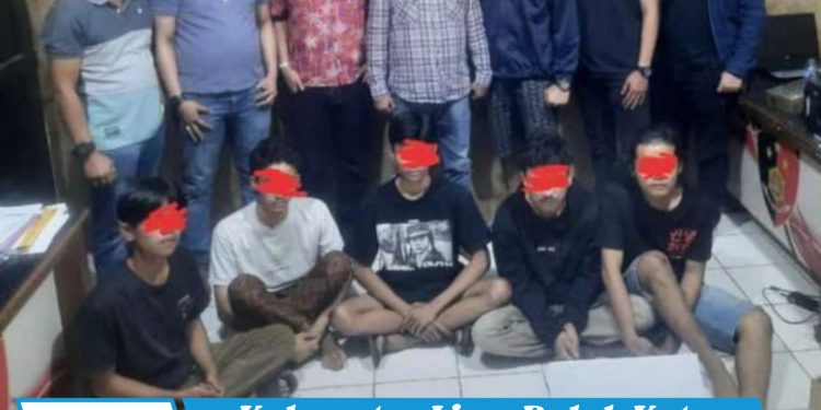 Polres 50 Kota Amankan Lima Pelaku Kasus Pengeroyokan Yang Viral Di Batas Kota Payakumbuh