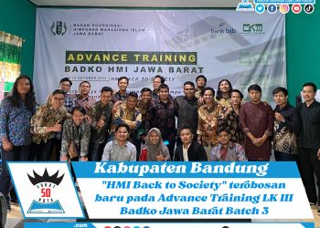 “HMI Back to Society” terobosan baru pada Advance Training LK III Badko Jawa Barat Batch 3
