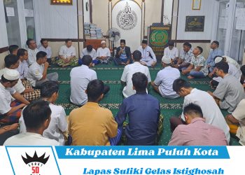 Lapas Suliki Gelar Istighosah Do’a Bersama Akhir Tahun 2023