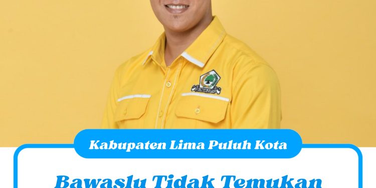 Bawaslu Tidak Temukan Pelanggaran Pemilu Terhadap Yogi Nofrizal