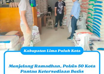 Menjelang Ramadhan, Polres 50 Kota Pantau Ketersediaan Beras