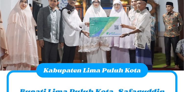 Bupati Lima Puluh Kota, Safaruddin DT. Bandaro Rajo Dampingi TSR Pemprov Sumbar di Nagari Ampalu