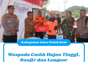 Waspada Curah Hujan Tinggi, Banjir dan Longsor