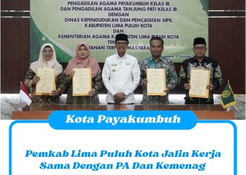 Pemkab Lima Puluh Kota Jalin Kerja Sama Dengan PA Dan Kemenag