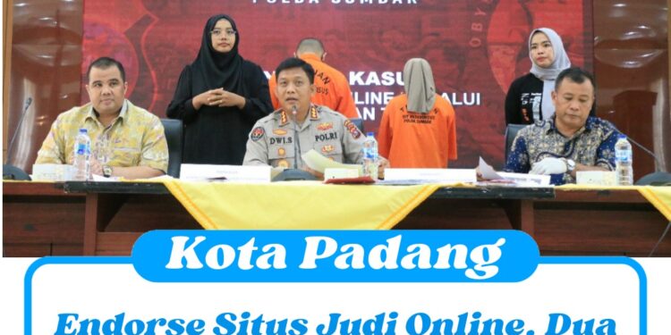 Endorse Situs Judi Online, Dua Selebgram Payakumbuh Ditangkap Polda Sumbar