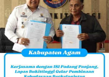 Kerjasama dengan ISI Padang Panjang, Lapas Bukittinggi Gelar Pembinaan Kebudayaan berkelanjutan