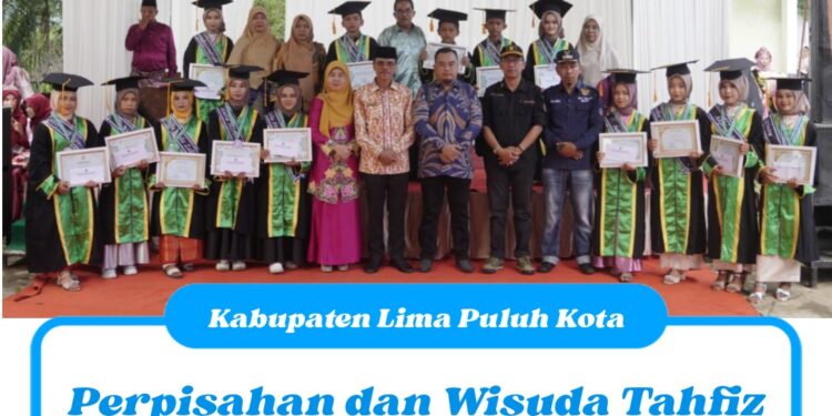 Perpisahan dan Wisuda Tahfiz SD se Nagari Maek, Ini kata Bupati Safaruddin