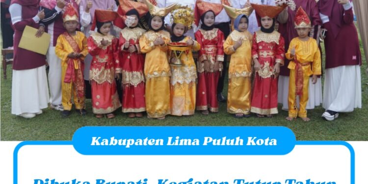 Dibuka Bupati, Kegiatan Tutup Tahun 2023/2024 PAUD se-Kecamatan Luak Berlangsung Semarak