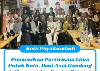 Promosikan Pariwisata Lima Puluh Kota, Deni Asra Gandeng Influencer dan Konten Kreator