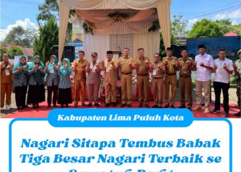 Nagari Sitapa Tembus Babak Tiga Besar Nagari Terbaik Sumatera Barat