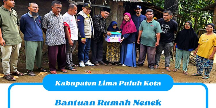 Bantuan Rumah Nenek Nurbaina Terus Berdatangan : Bupati, Baznas, dan Wali Nagari Bergerak Cepat