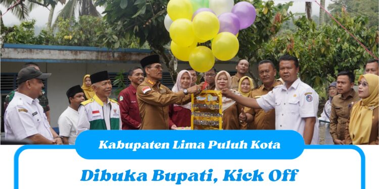 Dibuka Bupati, Kick Off Pengukuran dan Intervensi Serentak Pencegahan Stunting di Lima Puluh Kota Dimulai