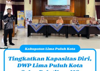 Tingkatkan Kapasitas Diri, DWP Lima Puluh Kota Gelar Pelatihan MC