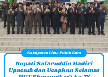 Bupati Safaruddin Hadiri Upacara dan Ucapkan Selamat HUT Bhayangkara ke-78