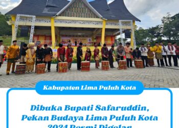 Dibuka Bupati Safaruddin, Pekan Budaya Lima Puluh Kota 2024 Resmi Digelar