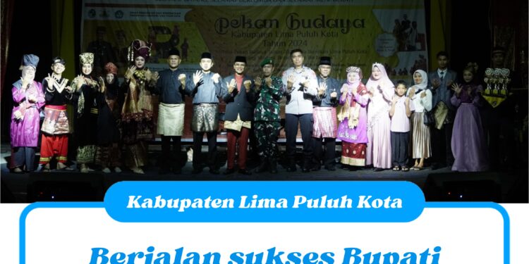 Berjalan sukses Bupati Safaruddin Tutup Pekan Budaya Lima Puluh Kota 2024