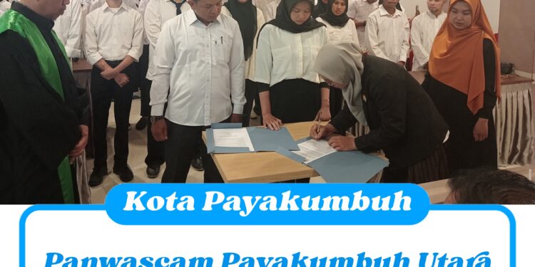 Panwascam Payakumbuh Utara Lantik 85 Orang PTPS Untuk Mengawasi PSU DPD
