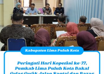 Peringati Hari Koperasi ke-77 Pemkab Lima Puluh Kota Bakal Gelar Gerak Jalan Santai dan Bazar