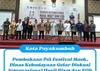 Pembukaan Pra Festival Maek, Dinas Kebudayaan Gelar Diskusi Internasional Hasil Riset dan FGD