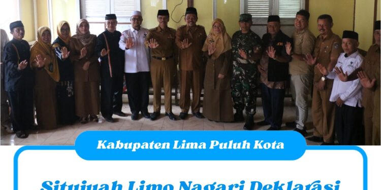 Situjuah Limo Nagari Deklarasi ODF Bupati Safaruddin, Wujudkan Lima Puluh Kota Sehat
