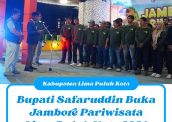 Bupati Safaruddin Buka Jambore Pariwisata Lima Puluh Kota 2024