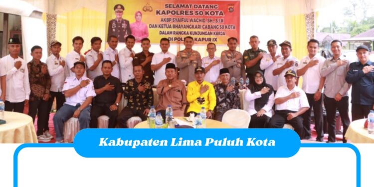 Kapolres 50 Kota Laksanakan Kunjungan Kerja Ke Polsek Kapur IX