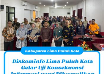Diskominfo Lima Puluh Kota Gelar Uji Konsekuensi Informasi yang Dikecualikan