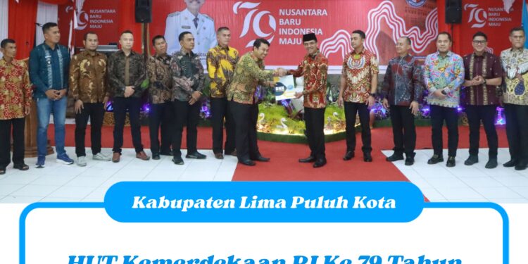 HUT Kemerdekaan RI Ke 79 Tahun 2024, Polres 50 Kota Raih Penghargaan dari Bupati Safaruddin