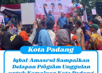 Iqbal-Amasrul Sampaikan Delapan Program Unggulan untuk Kemajuan Kota Padang