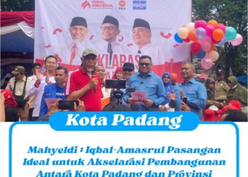 Mahyeldi : Iqbal-Amasrul Pasangan Ideal untuk Akselarasi Pembangunan Antara Kota Padang dan Provinsi