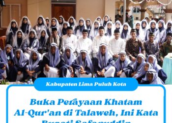 Buka Perayaan Khatam Al-Qur’an di Talaweh, Ini Kata Bupati Safaruddin