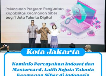 Kominfo Percayakan Indosat dan Mastercard, Latih Sejuta Talenta Keamanan Siber di Indonesia