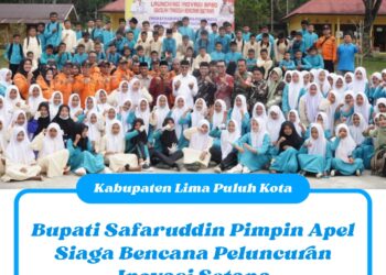 Bupati Safaruddin Pimpin Apel Siaga Bencana Peluncuran Inovasi Setana