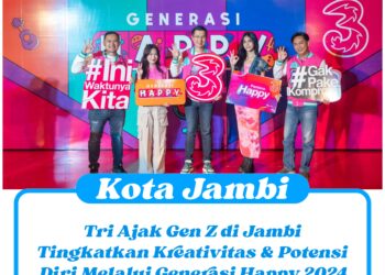 Tri Ajak Gen Z di Jambi Tingkatkan Kreativitas & Potensi Diri Melalui Generasi Happy 2024