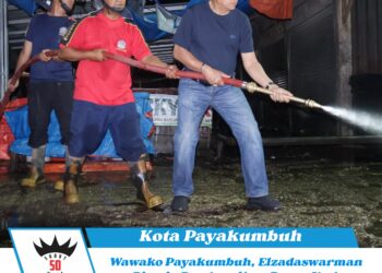 Wawako Payakumbuh, Elzadaswarman Pimpin Pembersihan Pasar Ibuh Sambut Ramadhan