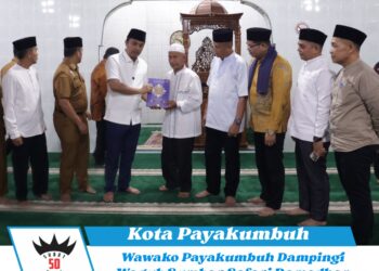 Wawako Payakumbuh Dampingi Wagub Sumbar Safari Ramadhan di Masjid Baitul Inabah