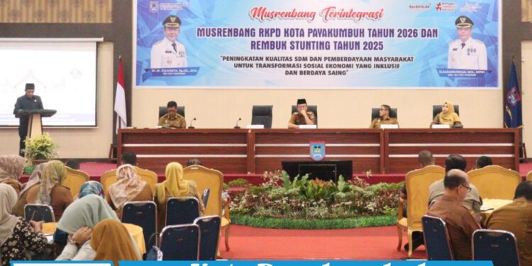 Wali Kota Payakumbuh Prioritaskan Enam Hal dalam Musrenbang Terintegrasi 2025