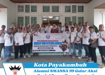 Alumni SMANSA 99 Gelar Aksi Sosial Ramadhan, Santuni Ratusan Anak Yatim Piatu