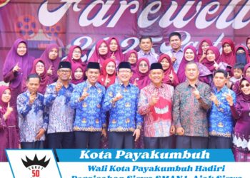 Wali Kota Payakumbuh Hadiri Perpisahan Siswa SMAN 1, Ajak Siswa Jauhi Narkoba dan Terus Belajar