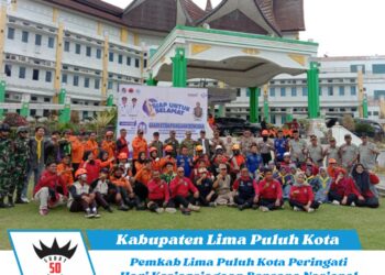 Pemkab Lima Puluh Kota Peringati Hari Kesiapsiagaan Bencana Nasional 2025: “Siap untuk Selamat”
