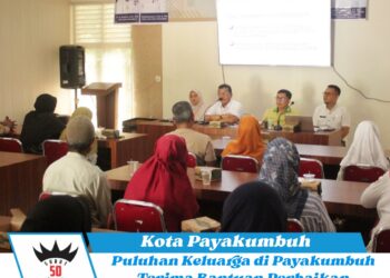 Puluhan Keluarga di Payakumbuh Terima Bantuan Perbaikan Rumah Tidak Layak Huni