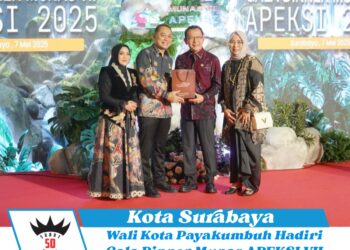 Wali Kota Payakumbuh Hadiri Gala Dinner Munas APEKSI VII di Surabaya